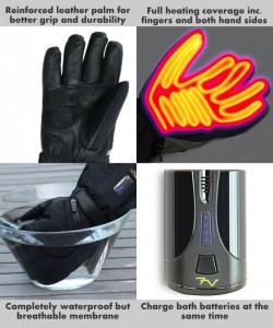 Volt Tatra Heated Gloves - features